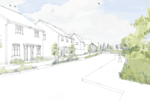 Artist's impression of Simon Digby development